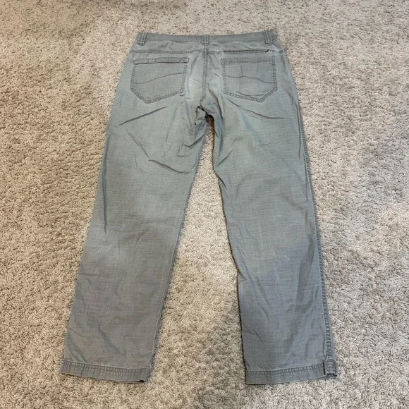 Toad&Co Pants Mens 32 Gray Insect Shield Repellent Chino Outdoor Hiking - Picture 4 of 8